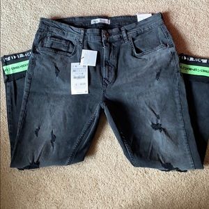 Zara Men Destroyed Skinny Fit Jeans 36